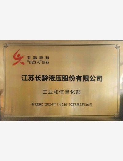 專精特新“小巨人”企業